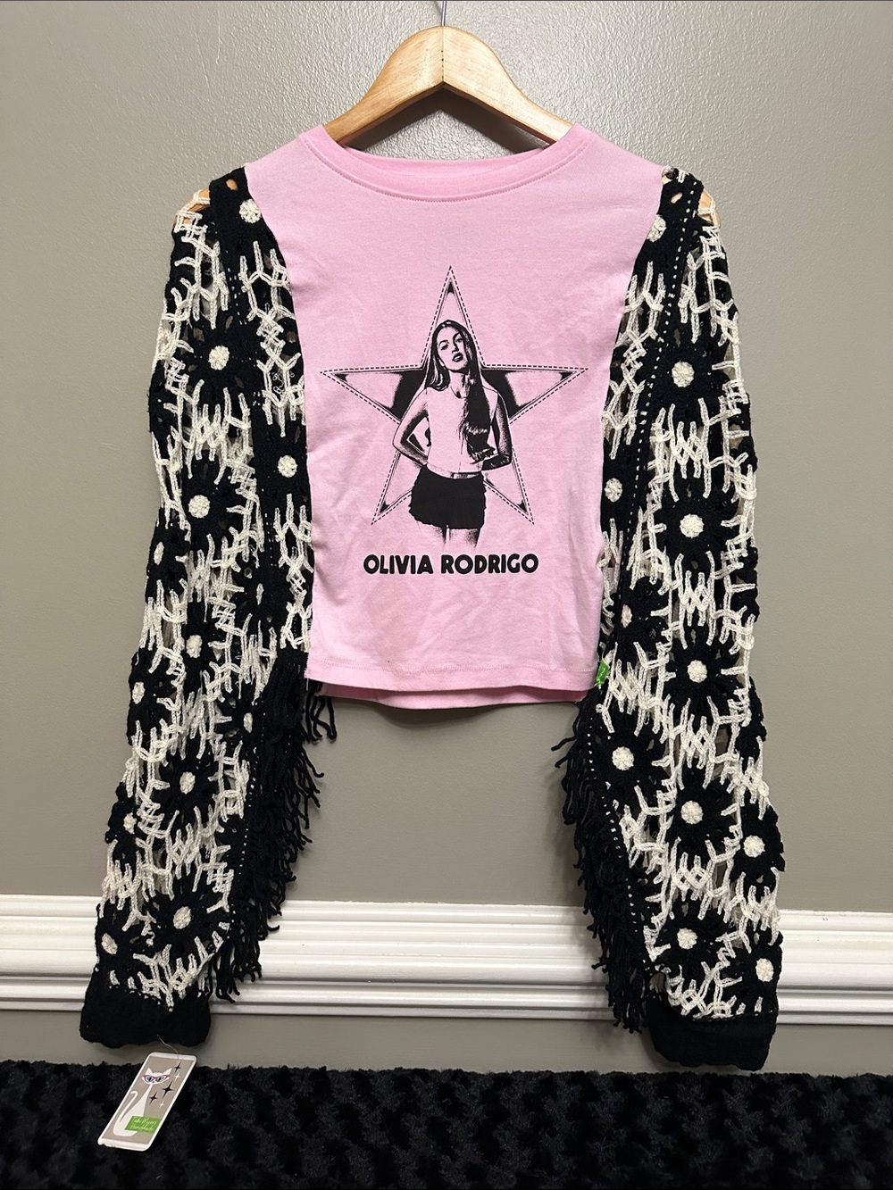 Tabi Myers handmade reworked Olivia Rodrigo top Sz OS